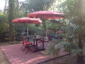 Terrasse du gîte