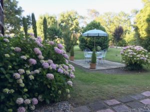 Terrasse du gîte La Mirabelle